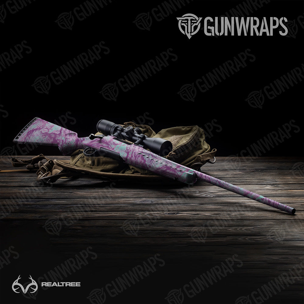 Rifle Realtree Aspect Ocean Spray Camo Gun Skin Vinyl Wrap