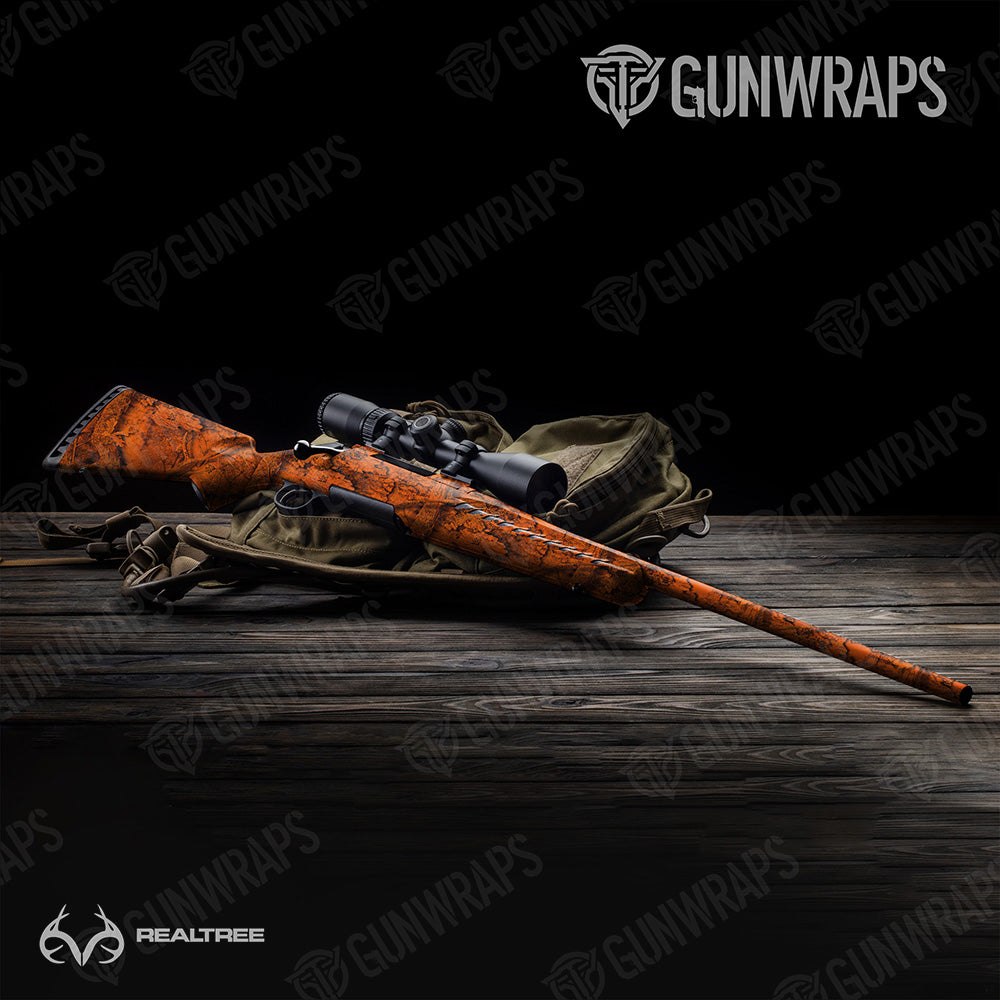 Rifle Realtree XL APX Blaze Camo Gun Skin Vinyl Wrap