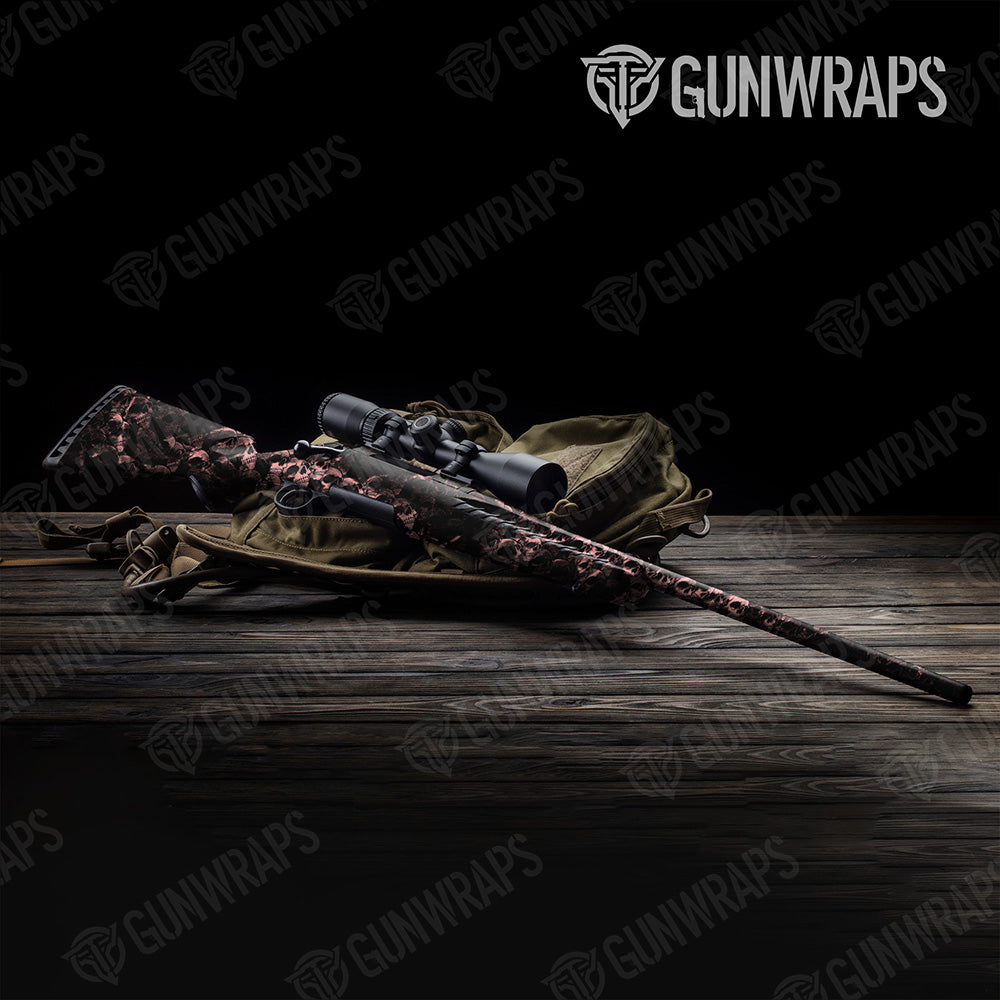 Skull Salmon Rifle Gun Skin Vinyl Wraps