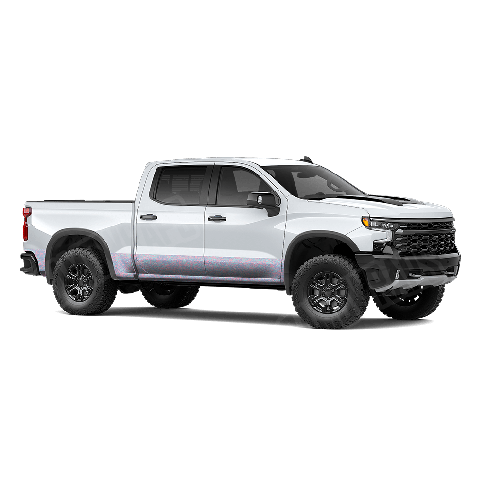 Digital Cotton Candy Rocker Panel Camo Vinyl Wrap