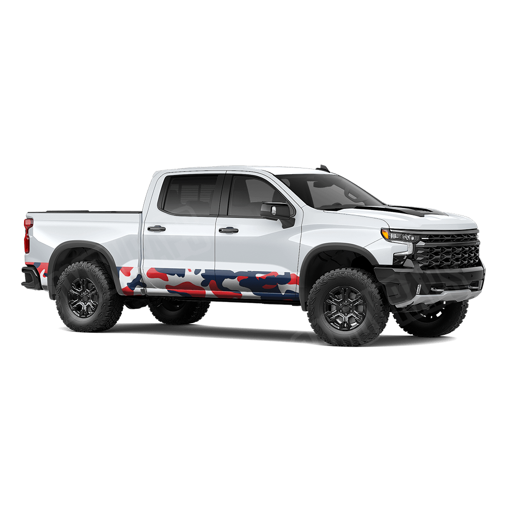 Jumbo Classic America Rocker Panel Camo Vinyl Wrap