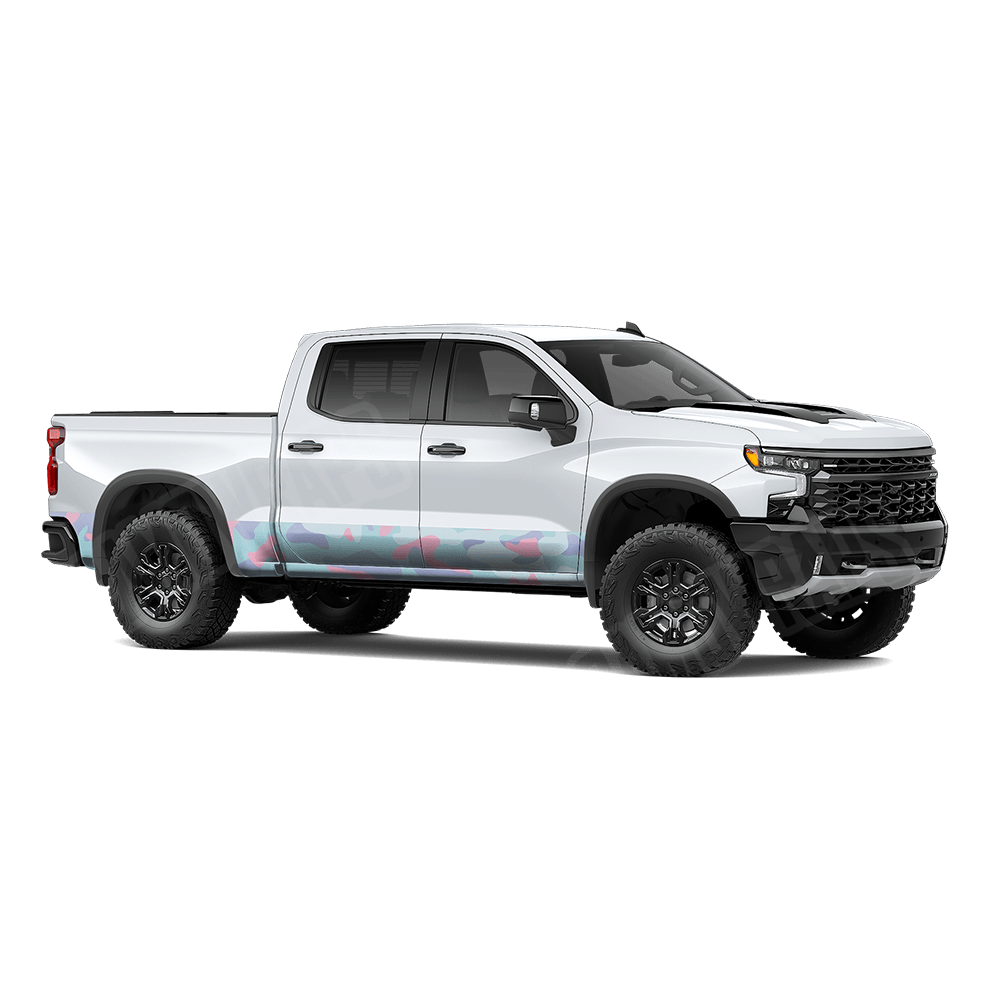Jumbo Classic Cotton Candy Rocker Panel Camo Vinyl Wrap