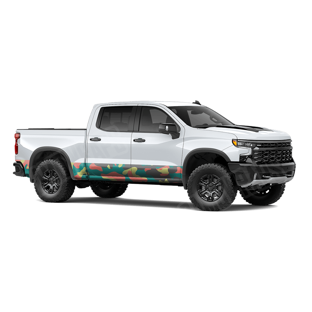 Jumbo Classic Fiesta Rocker Panel Camo Vinyl Wrap