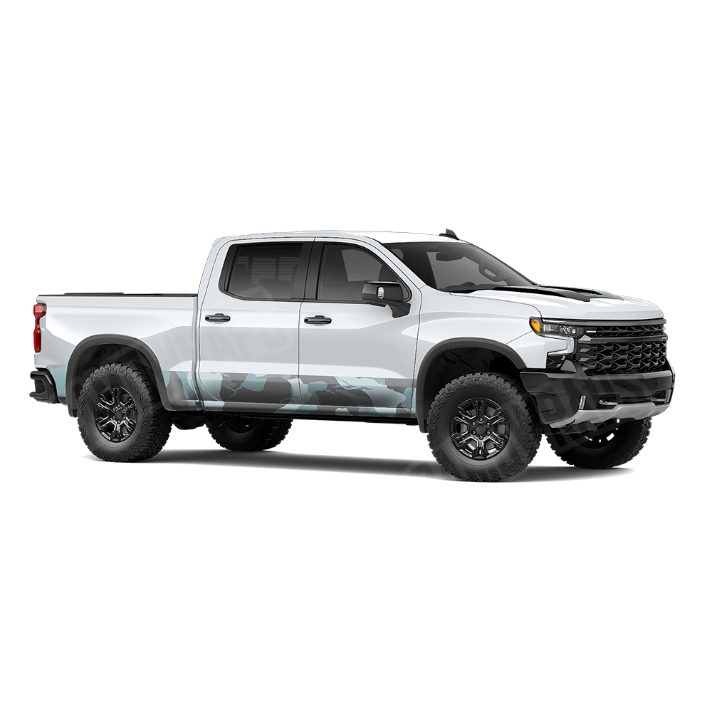 Jumbo Ragged Overcast Rocker Panel Camo Vinyl Wrap