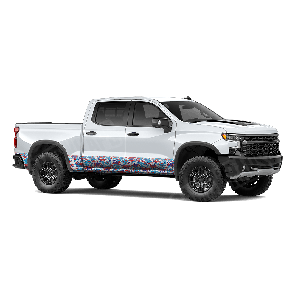 Large Classic M Series Rocker Panel Camo Vinyl Wrap