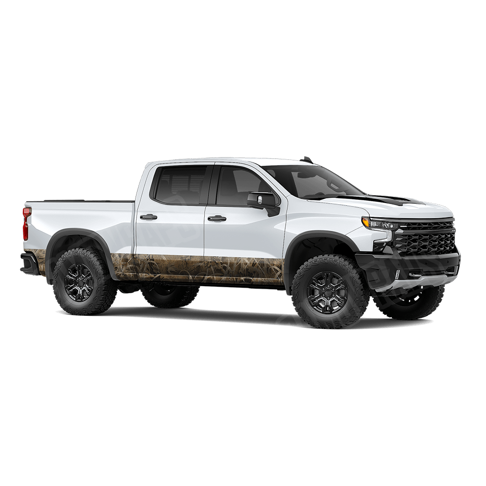 Nature Grassland Rocker Panel Camo Vinyl Wrap
