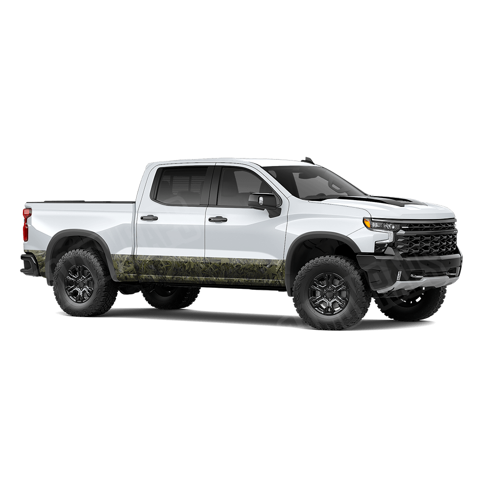 Nature Marshland Rocker Panel Camo Vinyl Wrap