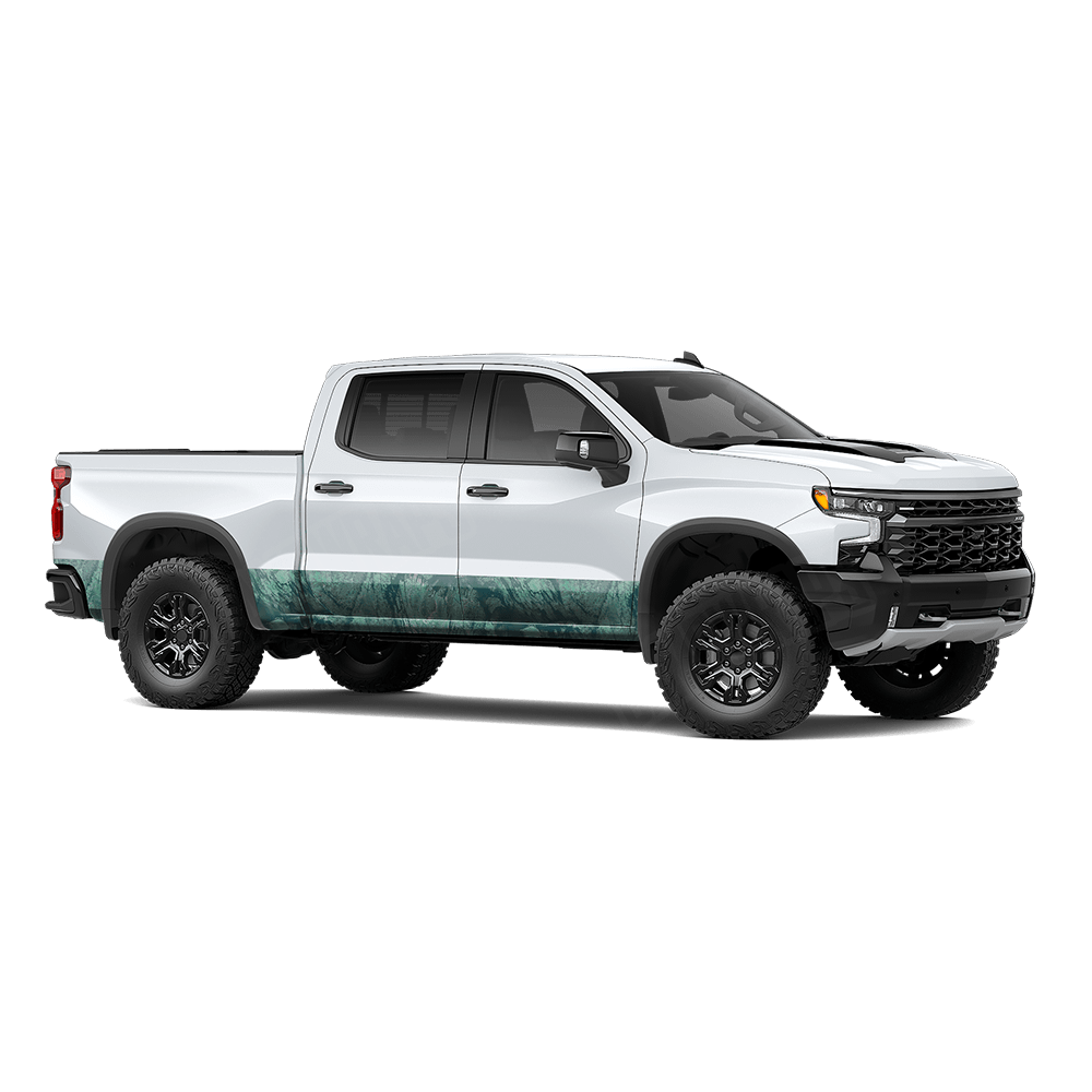 Realtree Aspect Sea Foam Rocker Panel Camo Vinyl Wrap