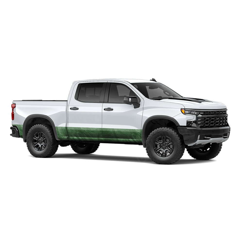 Realtree Fishing Green Rocker Panel Camo Vinyl Wrap