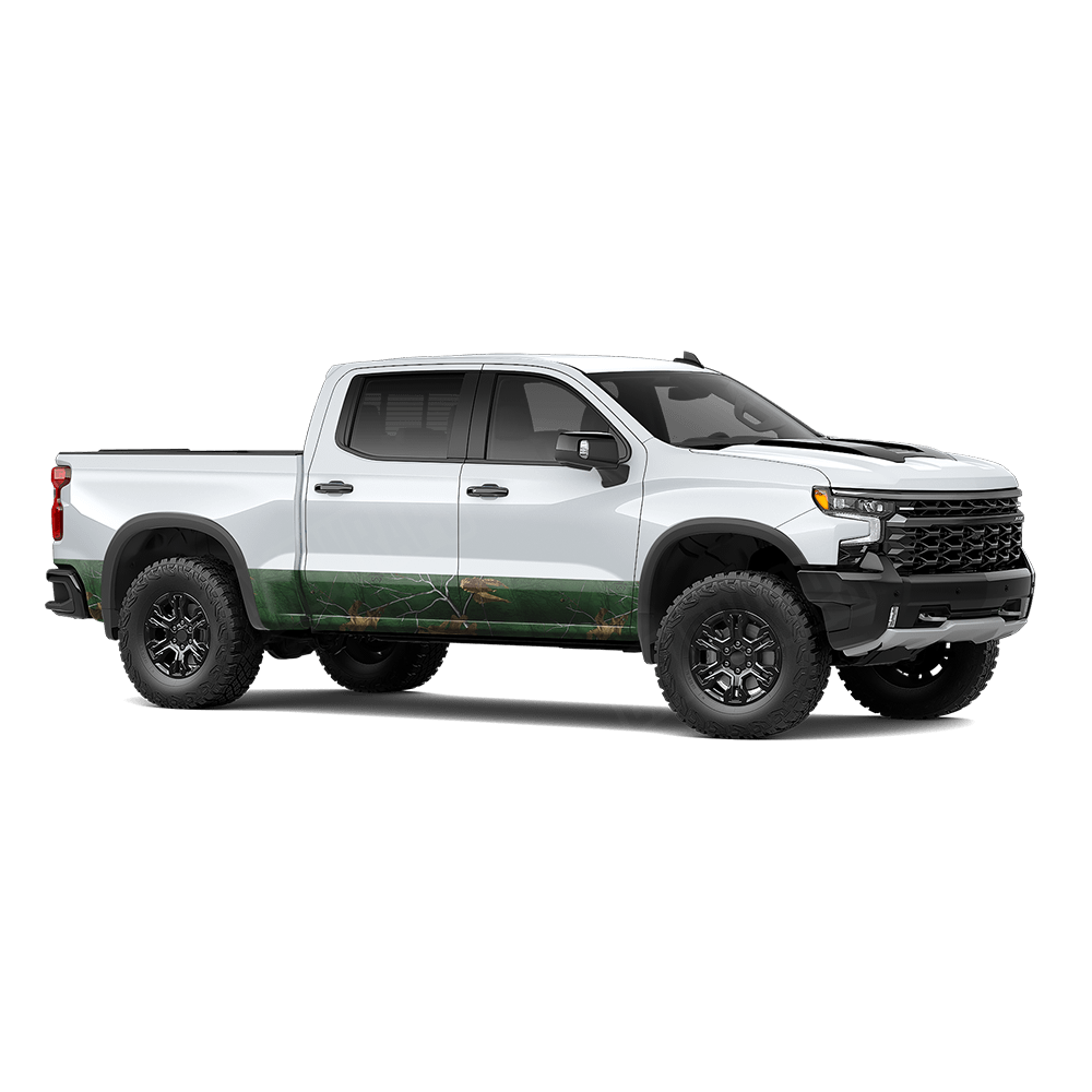 Realtree XTRA Colors Green Rocker Panel Camo Vinyl Wrap