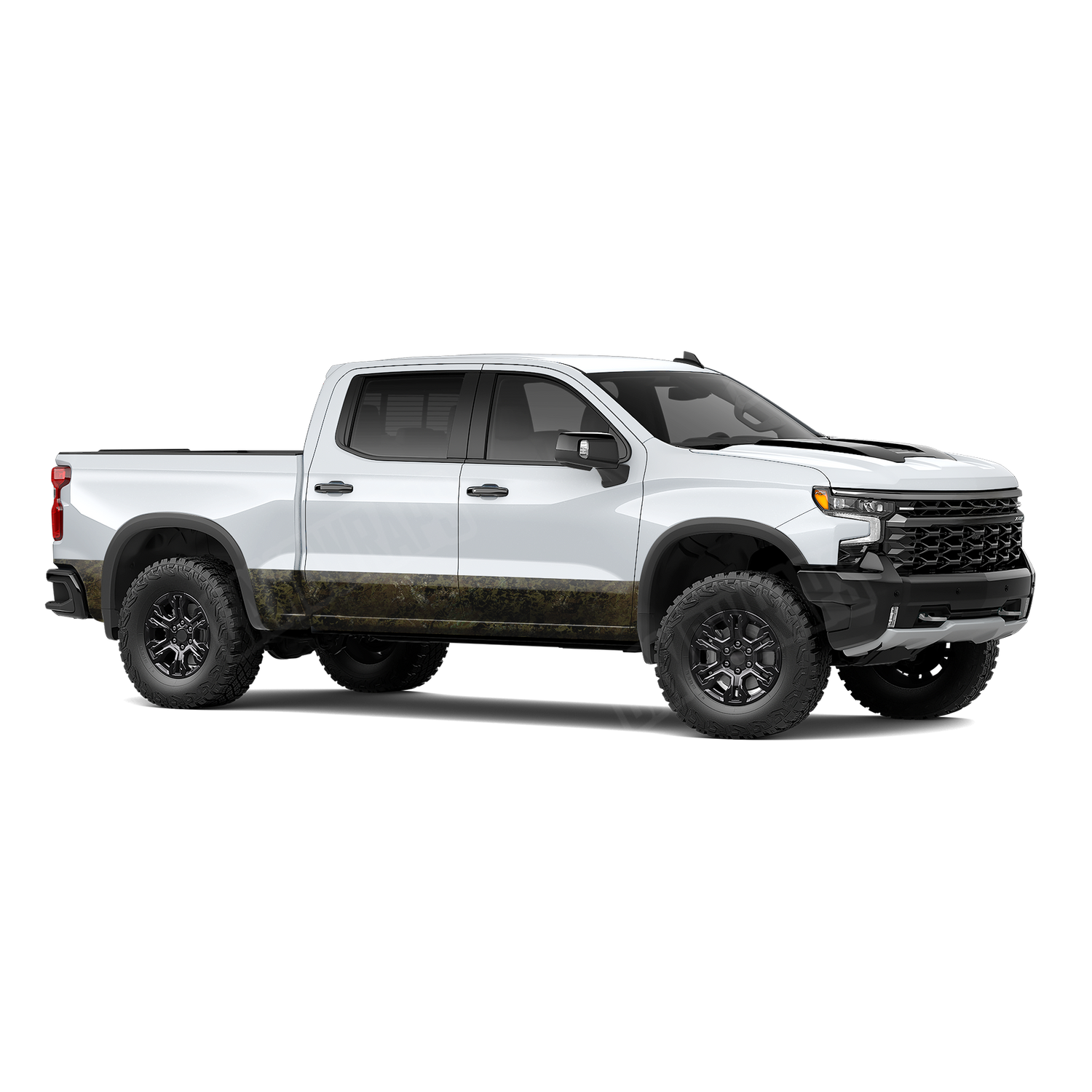 Substrate Surface Rocker Panel Vinyl Wrap