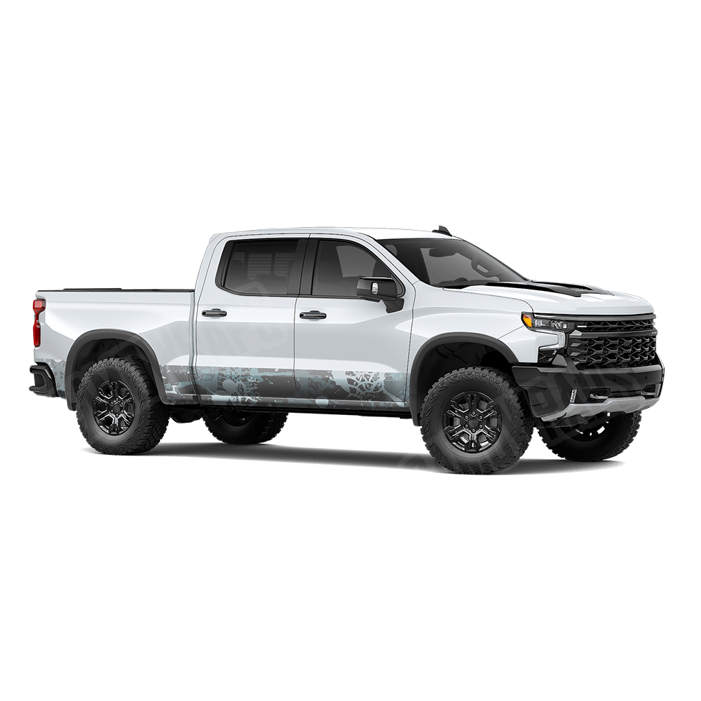 Tire Splatter Overcast Rocker Panel Camo Vinyl Wrap
