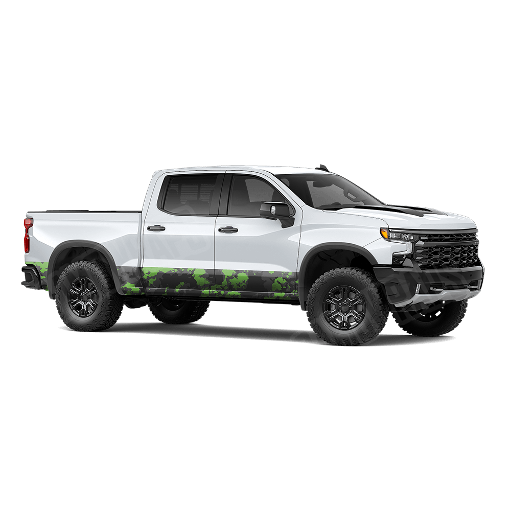 Treetop Metro Green Rocker Panel Camo Vinyl Wrap
