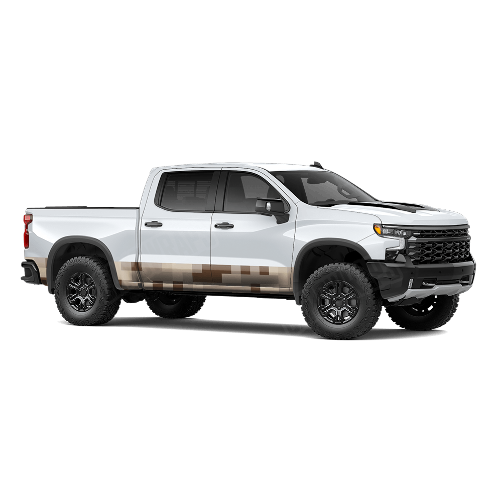 Pixel Desert Rocker Panel Wraps