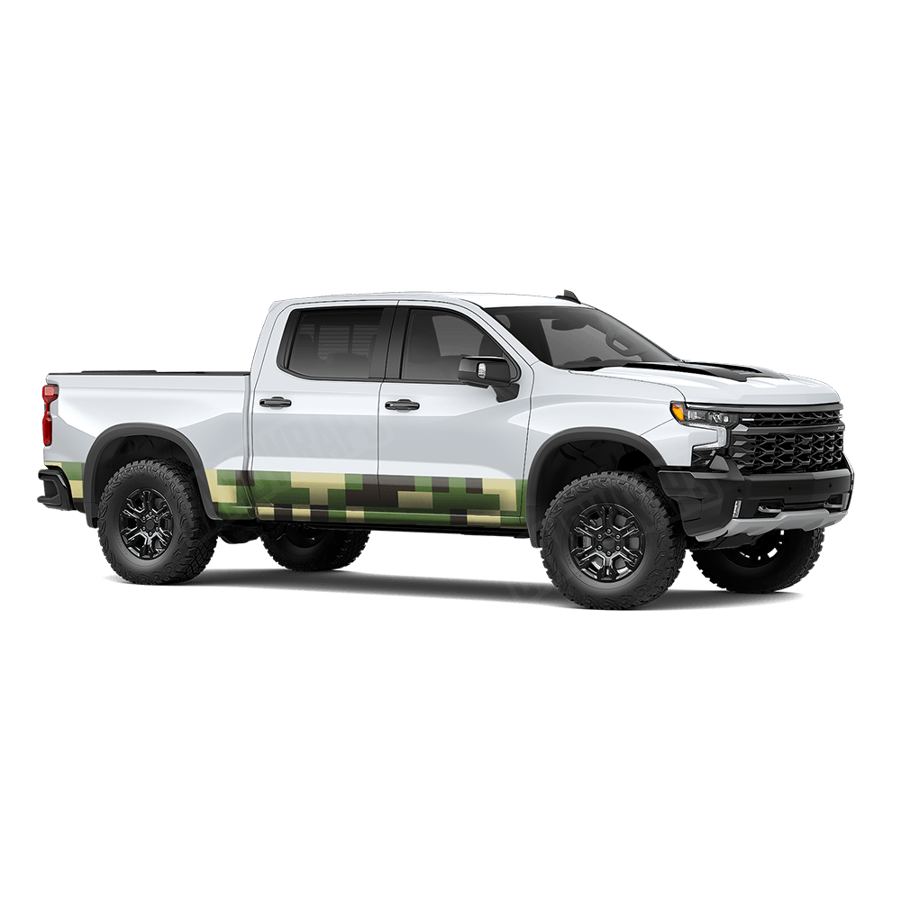 Pixel Jungle Rocker Panel Wraps