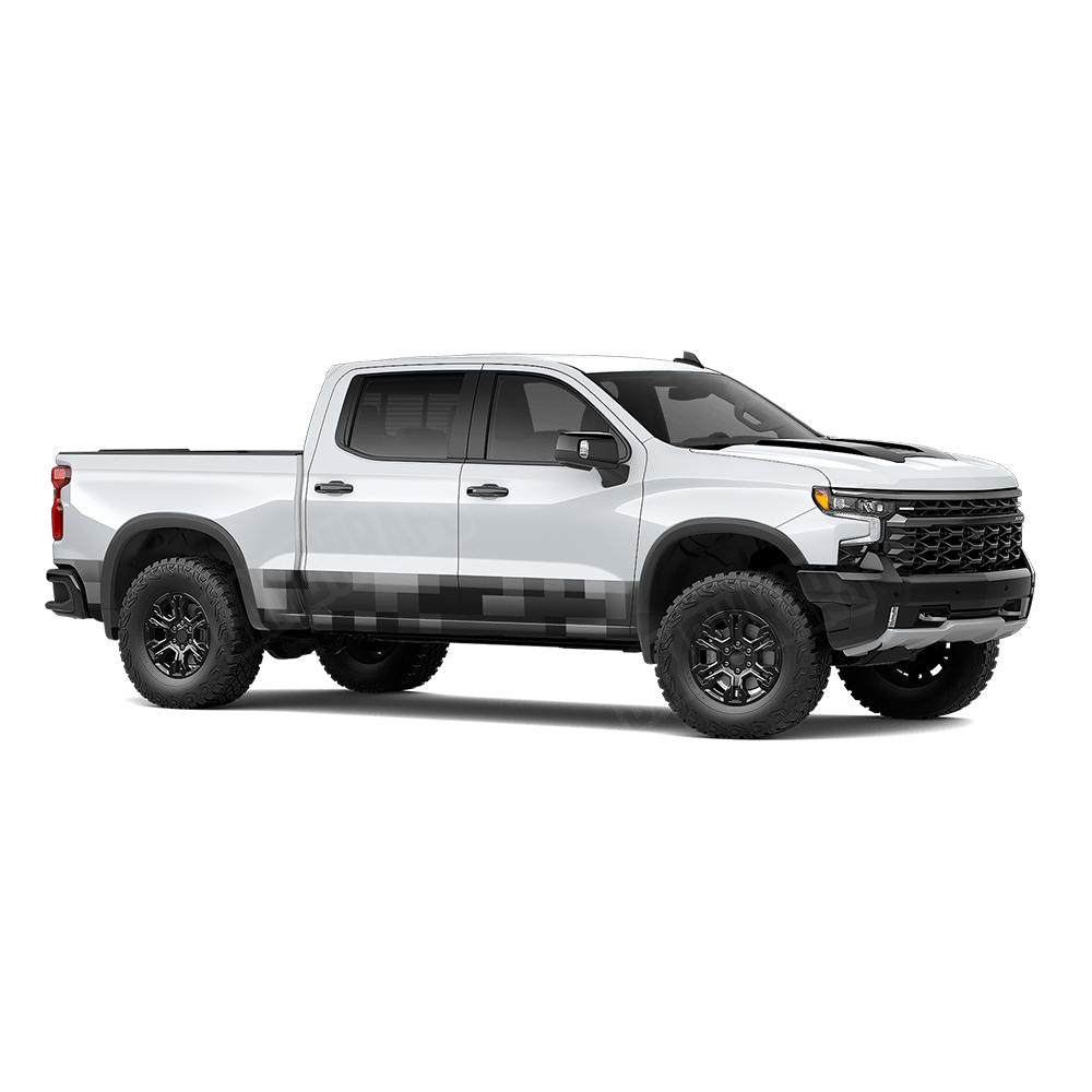 Pixel Midnight Rocker Panel Wraps