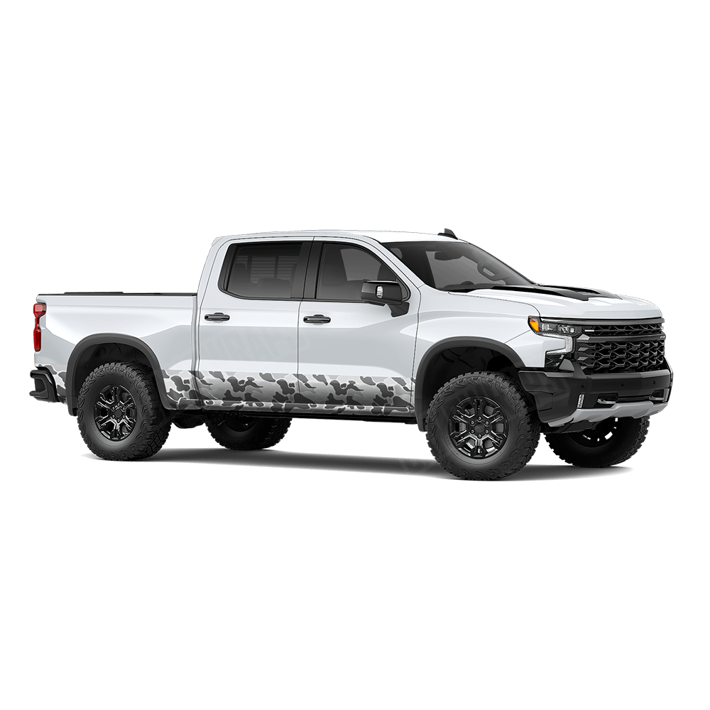 Old School Duck Snow Rocker Panel Wraps