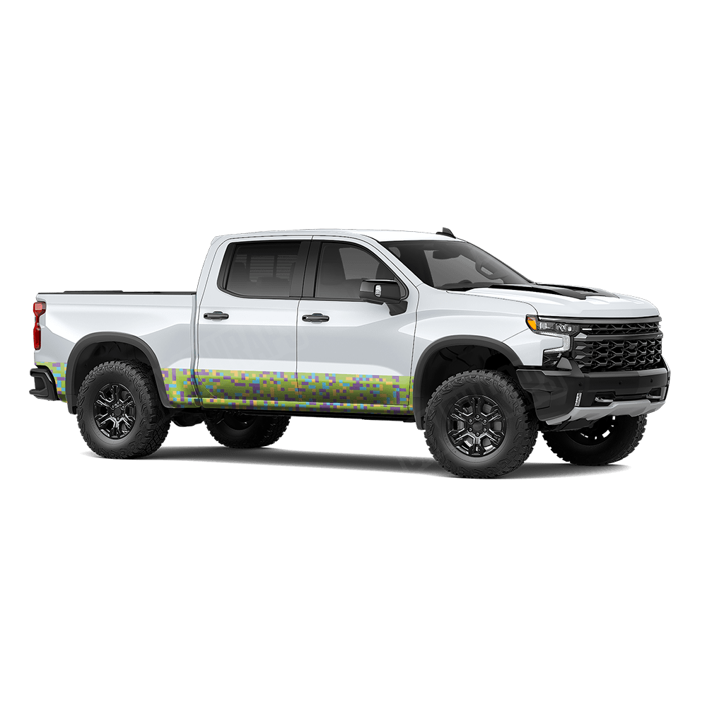 Pixel Carnival Rocker Panel Wraps
