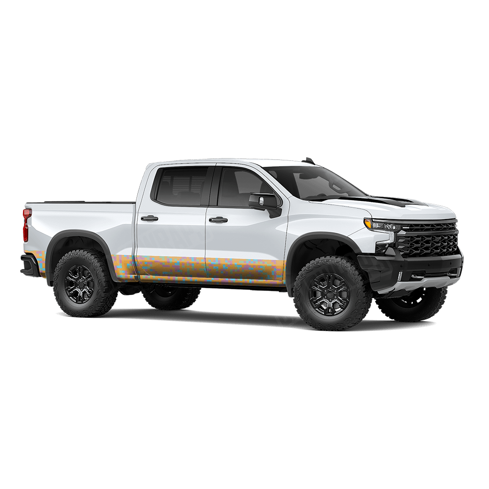 Pixel Sherbert Rocker Panel Wraps