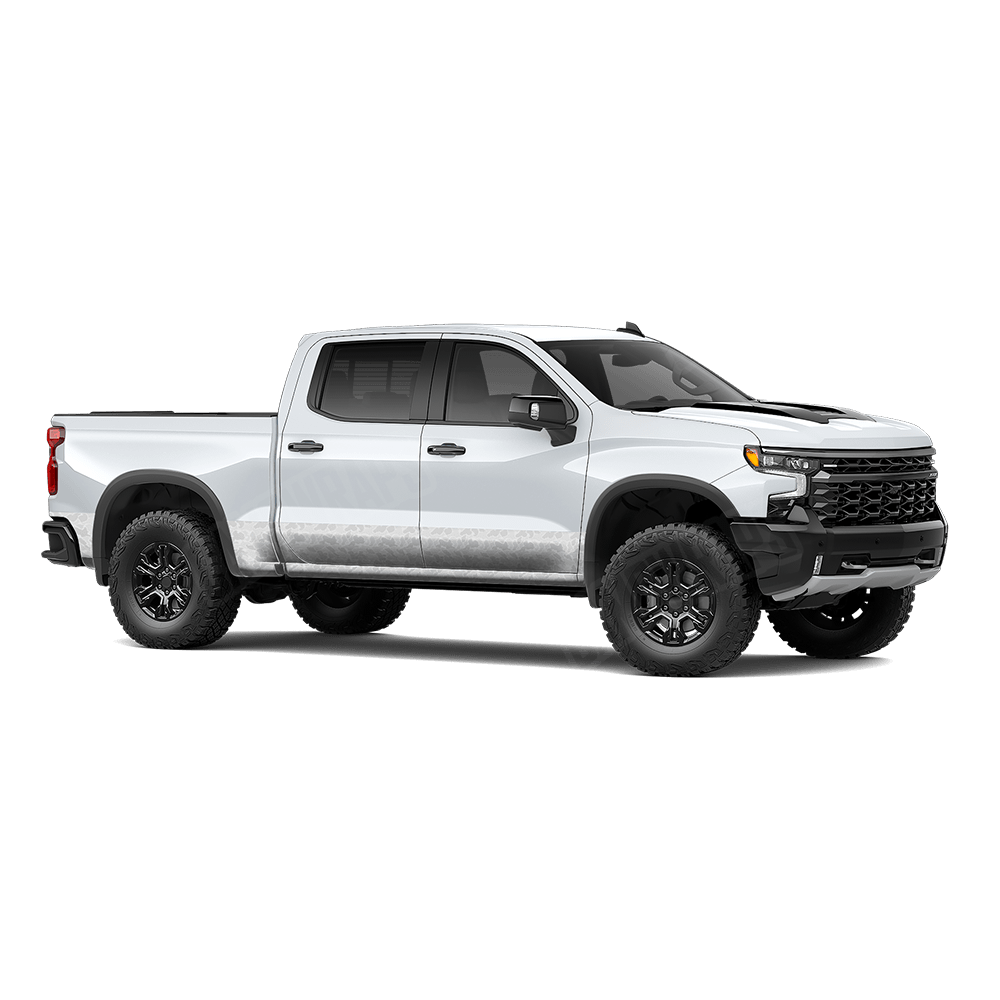 Old School Duck Elite White Rocker Panel Wraps