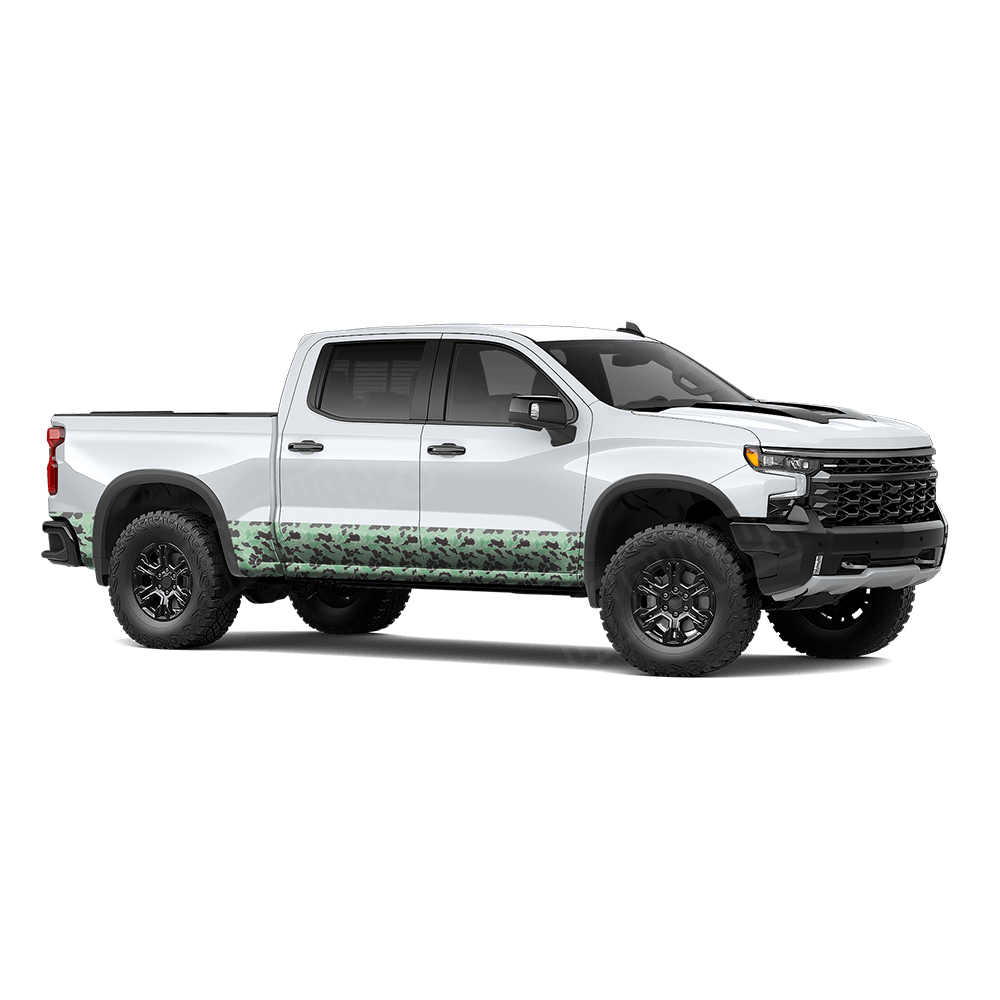 Old School Duck Mint Chocolate Chip Rocker Panel Wraps