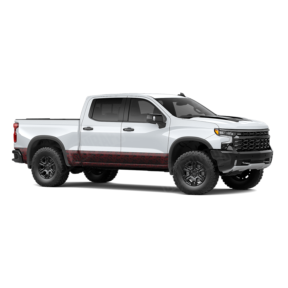 Old School Duck Vampire Red Rocker Panel Wraps