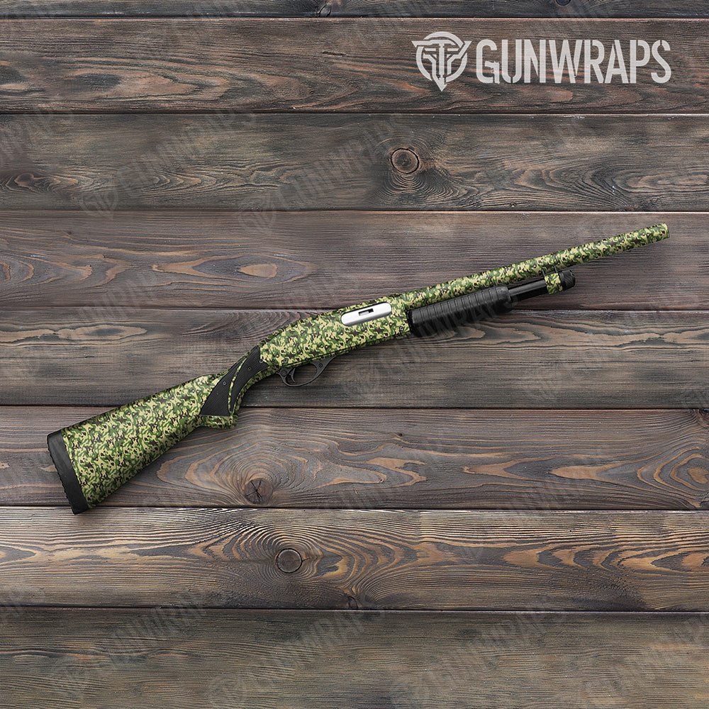 Shotgun Classic Jungle Camo Gun Skin Vinyl Wrap
