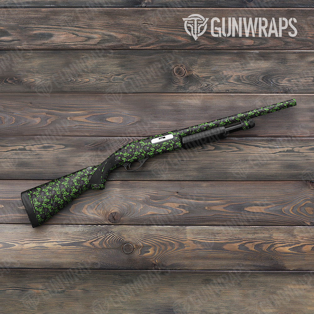 Shotgun Classic Metro Green Camo Gun Skin Vinyl Wrap