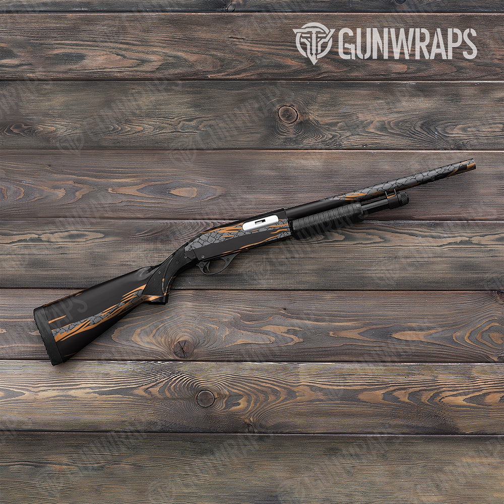 Dragonbreath Orange Shotgun Gun Skin Vinyl Wraps