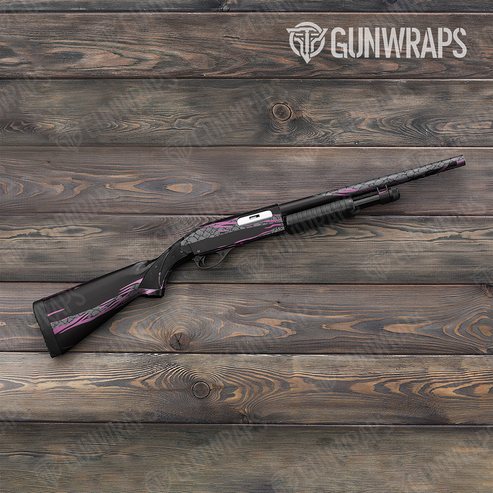 Dragonbreath Pink Shotgun Gun Skin Vinyl Wraps