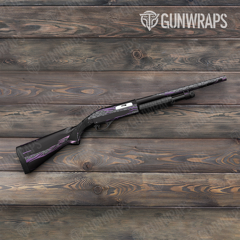 Dragonbreath Purple Shotgun Gun Skin Vinyl Wraps