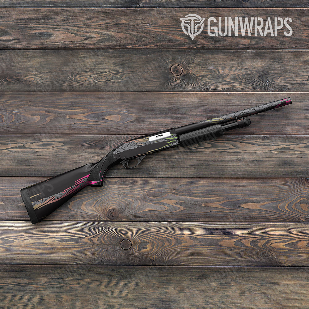 Dragonbreath Retro Punk Shotgun Gun Skin Vinyl Wraps