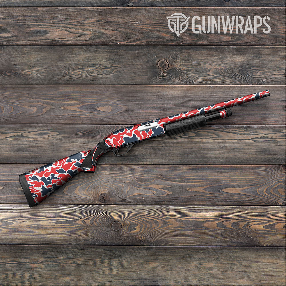 Old School Duck America Shotgun Gun Skin Vinyl Wraps