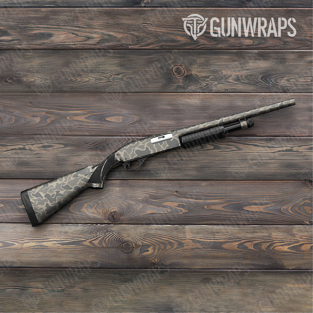 Old School Duck Army Shotgun Gun Skin Vinyl Wraps