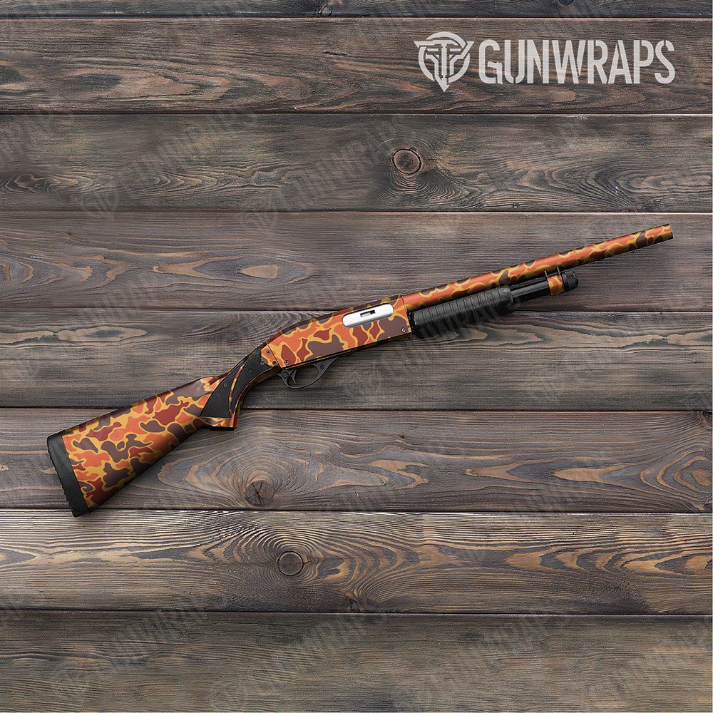 Old School Duck Autumn Shotgun Gun Skin Vinyl Wraps