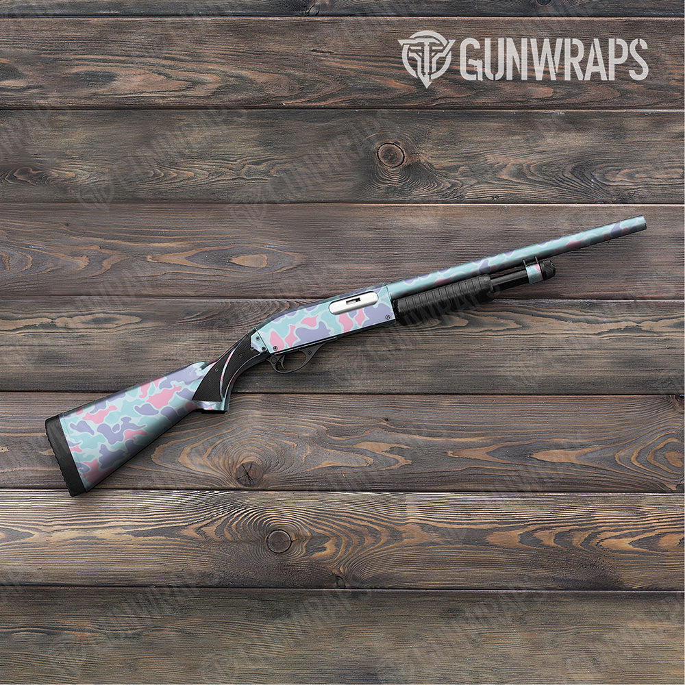 Old School Duck Cotton Candy Shotgun Gun Skin Vinyl Wraps