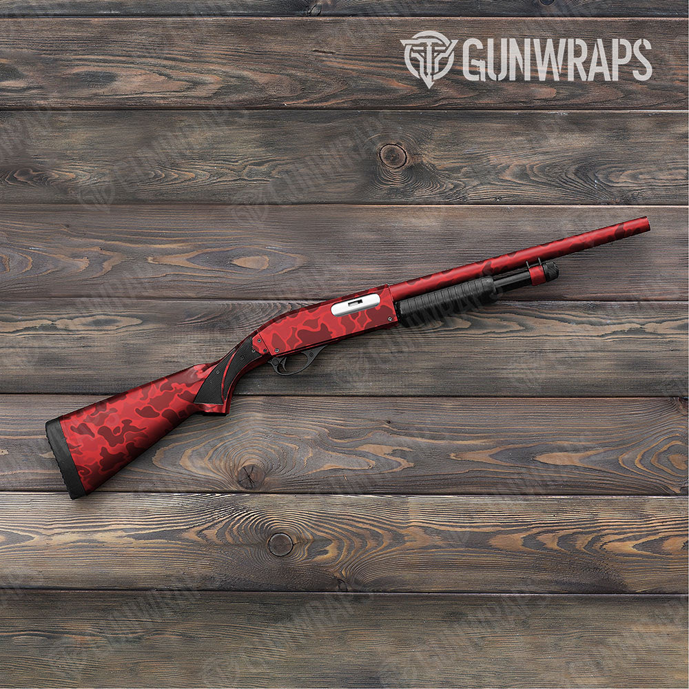 Old School Duck Elite Red Shotgun Gun Skin Vinyl Wraps
