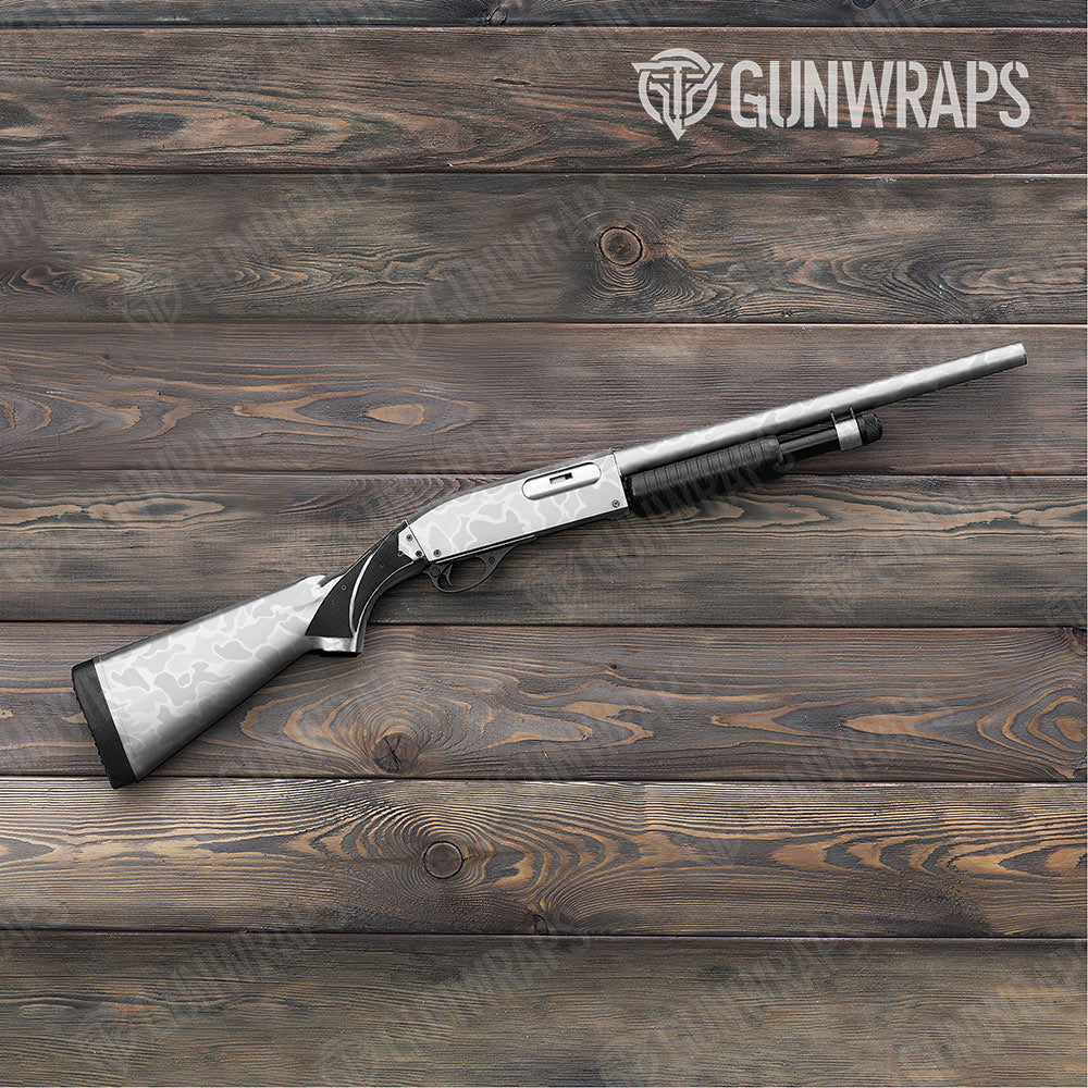 Old School Duck Elite White Shotgun Gun Skin Vinyl Wraps