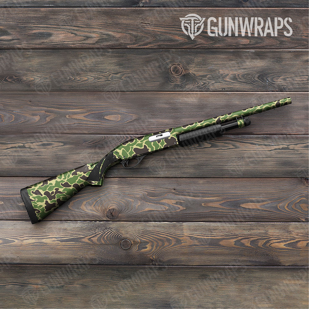 Old School Duck Jungle Shotgun Gun Skin Vinyl Wraps