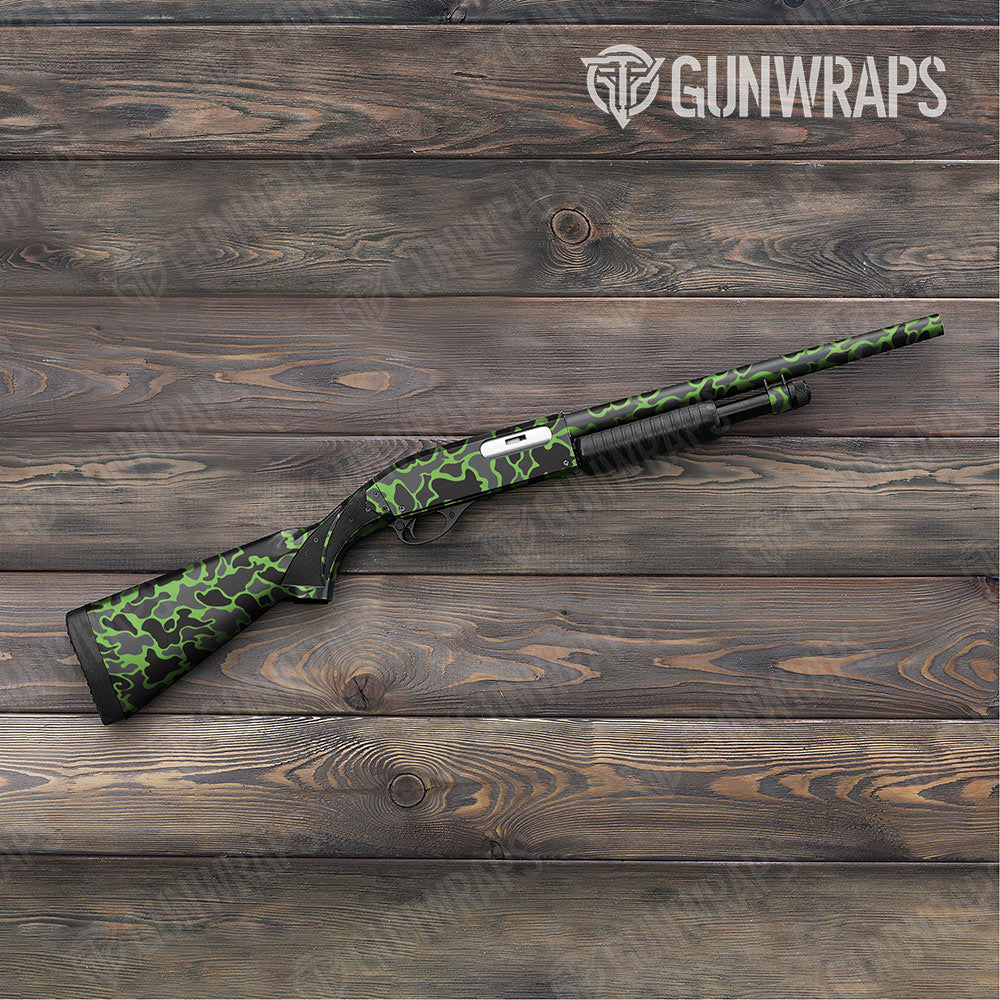 Old School Duck Metro Green Shotgun Gun Skin Vinyl Wraps