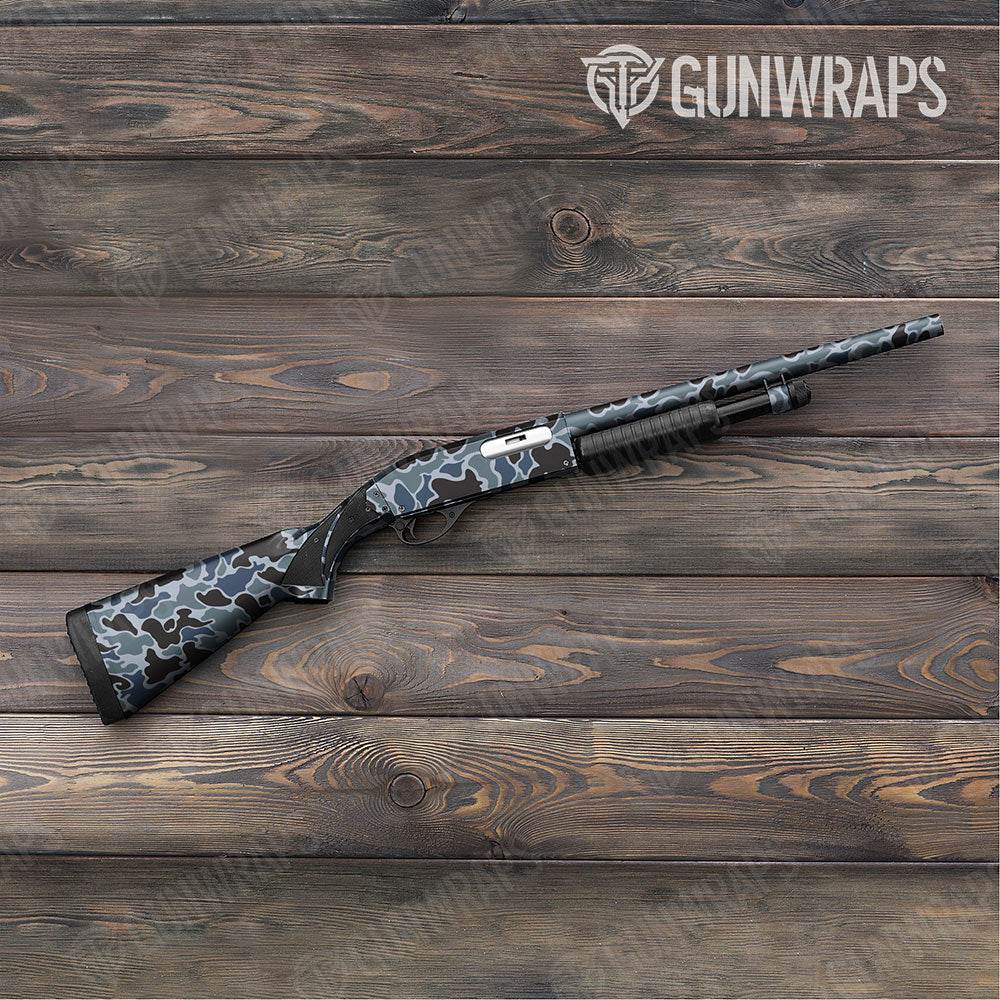 Old School Duck Navy Shotgun Gun Skin Vinyl Wraps