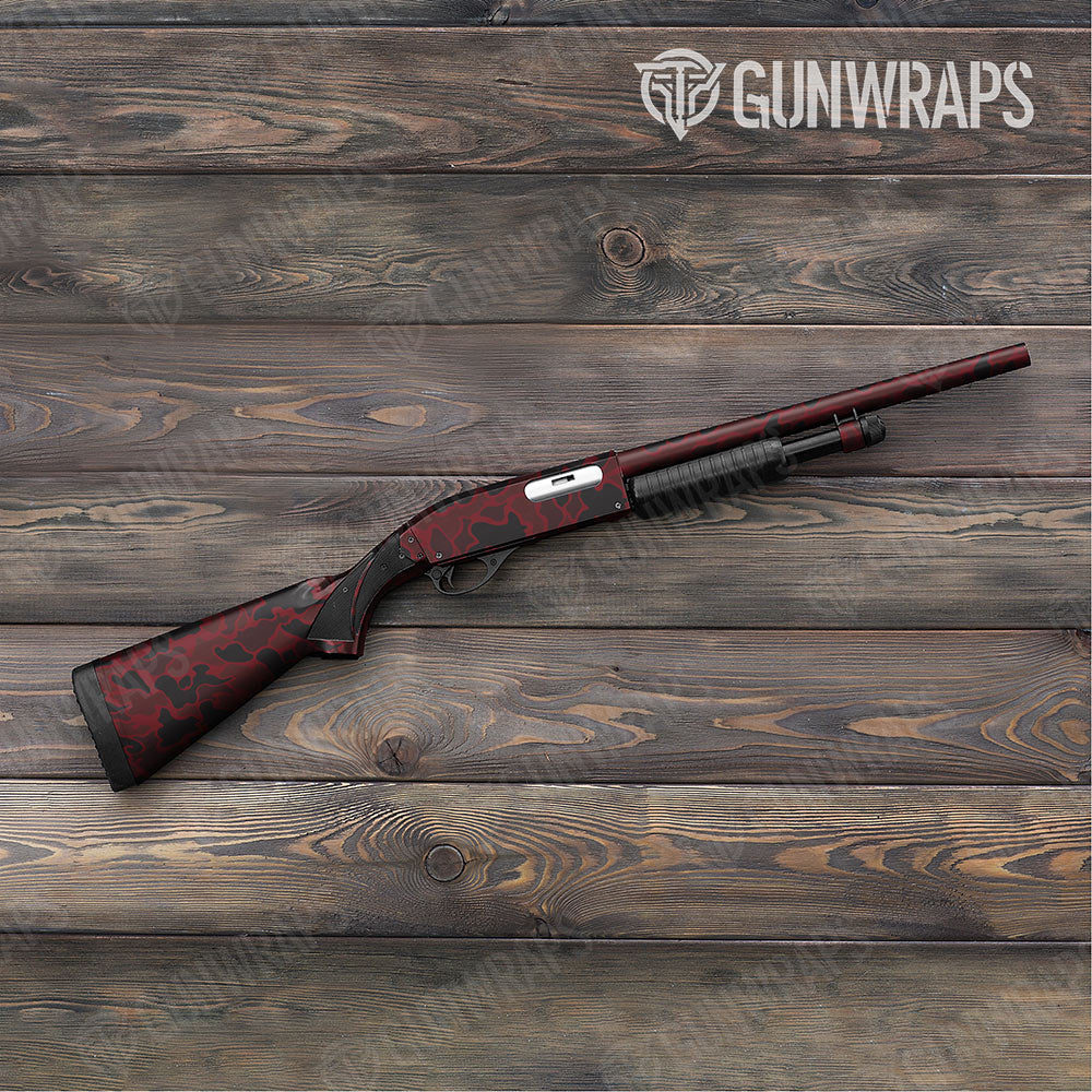 Old School Duck Vampire Red Shotgun Gun Skin Vinyl Wraps