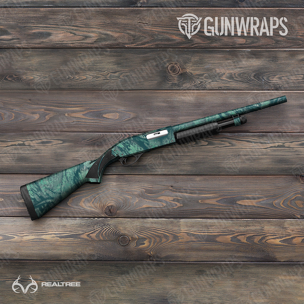 Shotgun Realtree Aspect Sea Foam Camo Gun Skin Vinyl Wrap