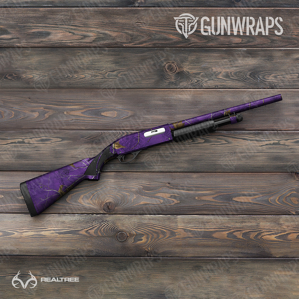 Shotgun Realtree XTRA Colors Purple Camo Gun Skin Vinyl Wrap