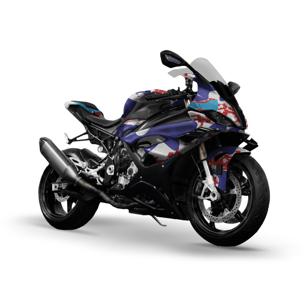 Compound M Series Camo Sports Bike Vinyl Wrap