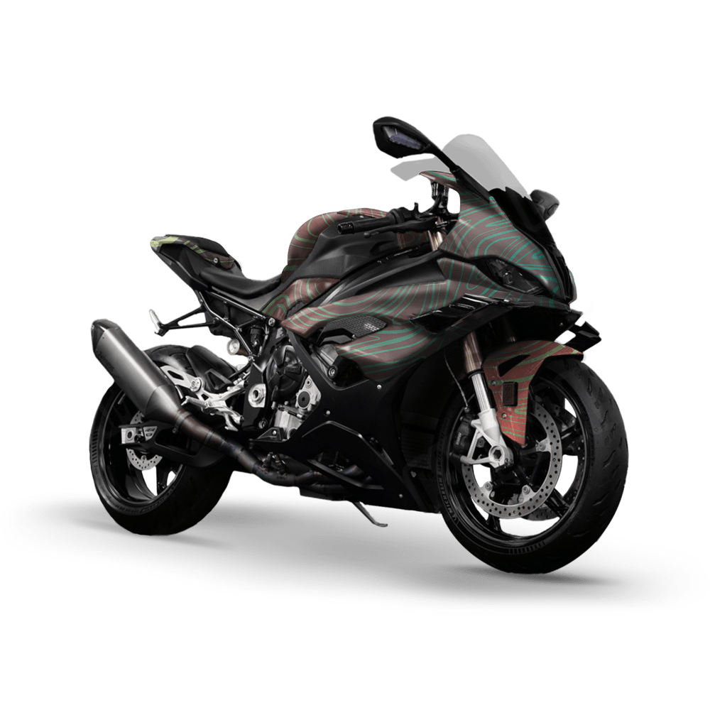 Damascus Fiesta Camo Sports Bike Vinyl Wrap