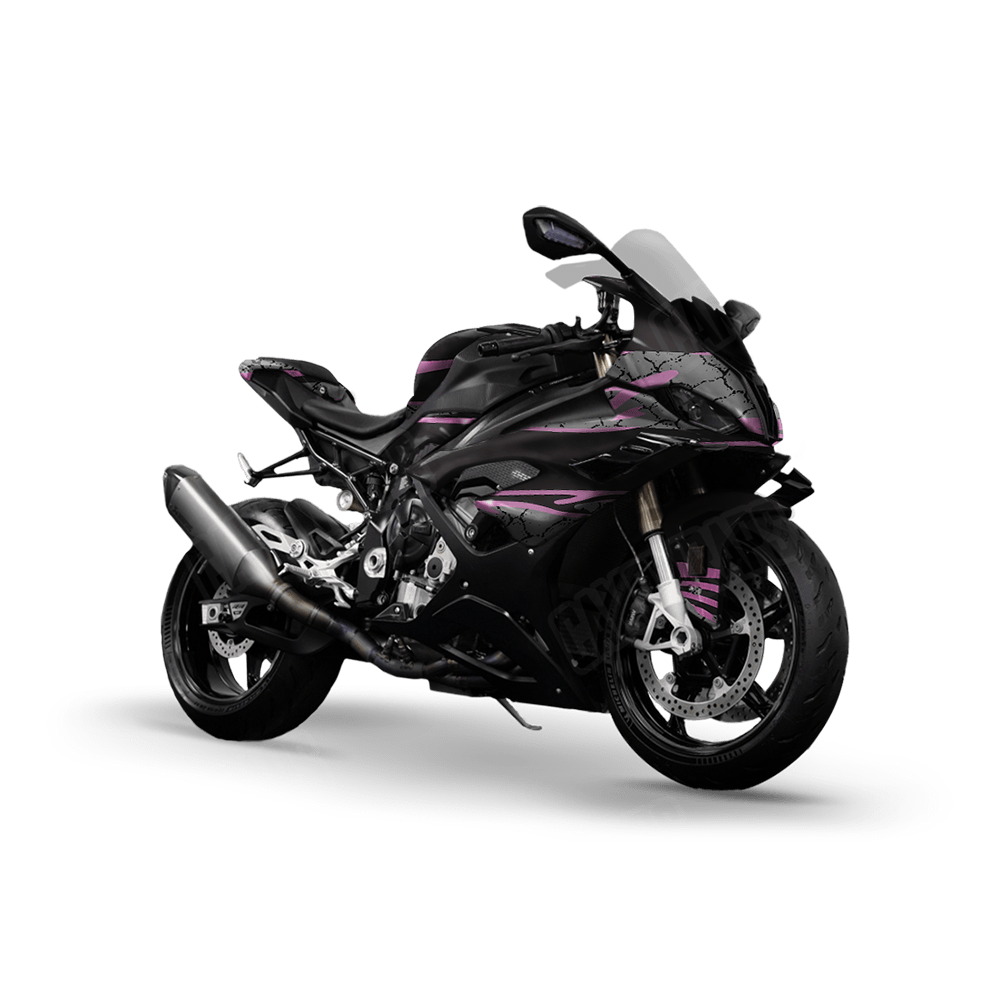 Dragonbreath Pink Sports Bike Wraps