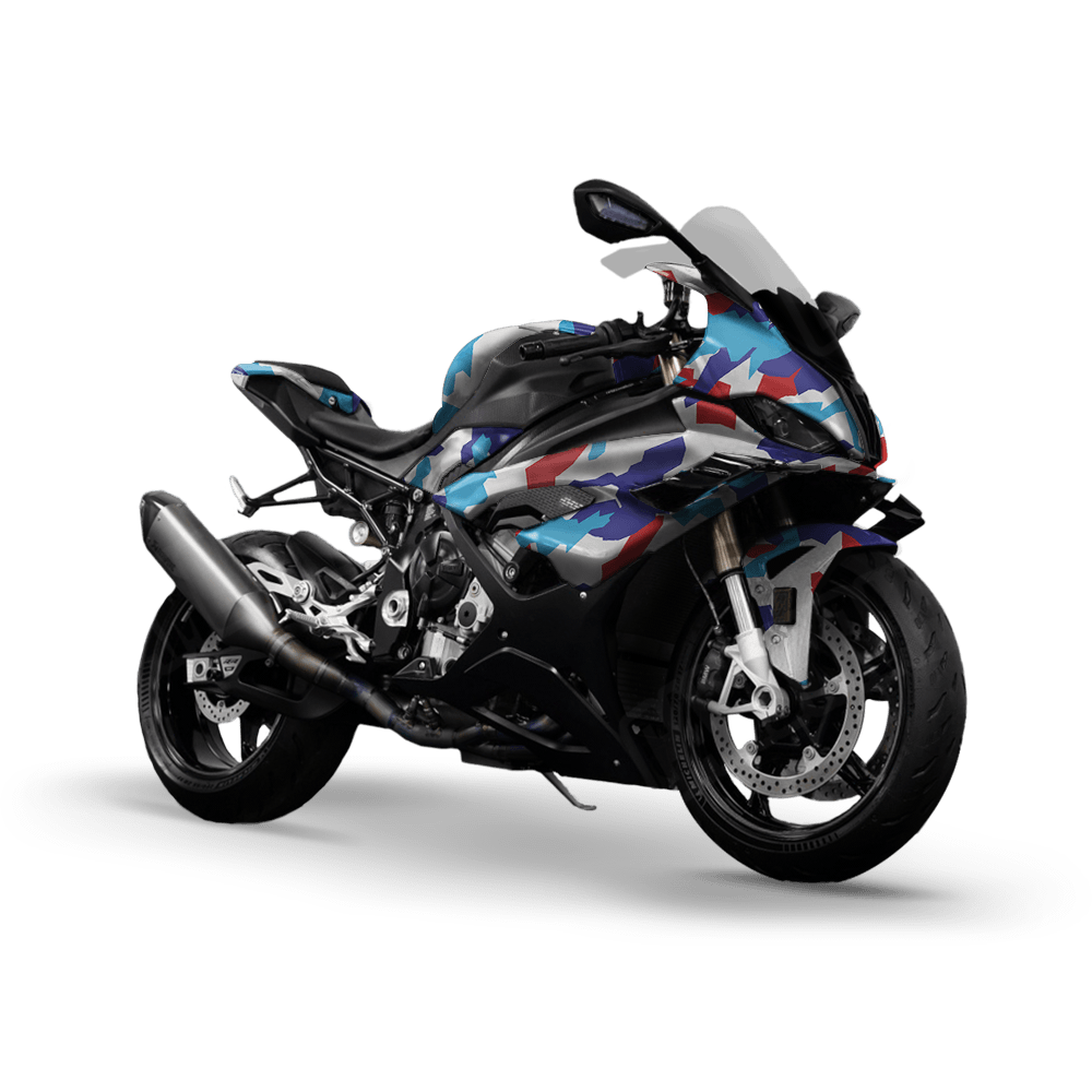 Erratic M Series Camo Sports Bike Vinyl Wrap