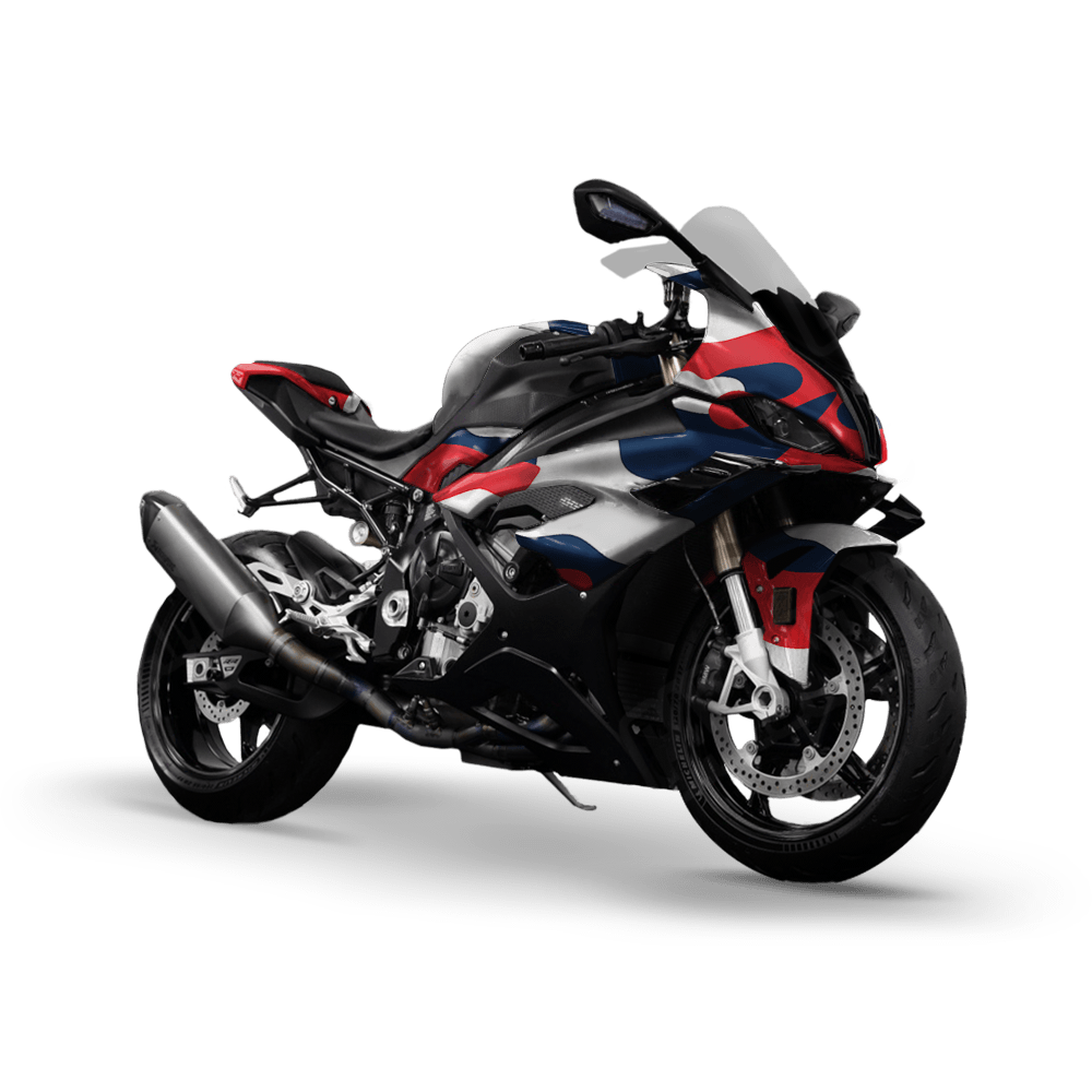 Jumbo Classic America Camo Sports Bike Vinyl Wrap