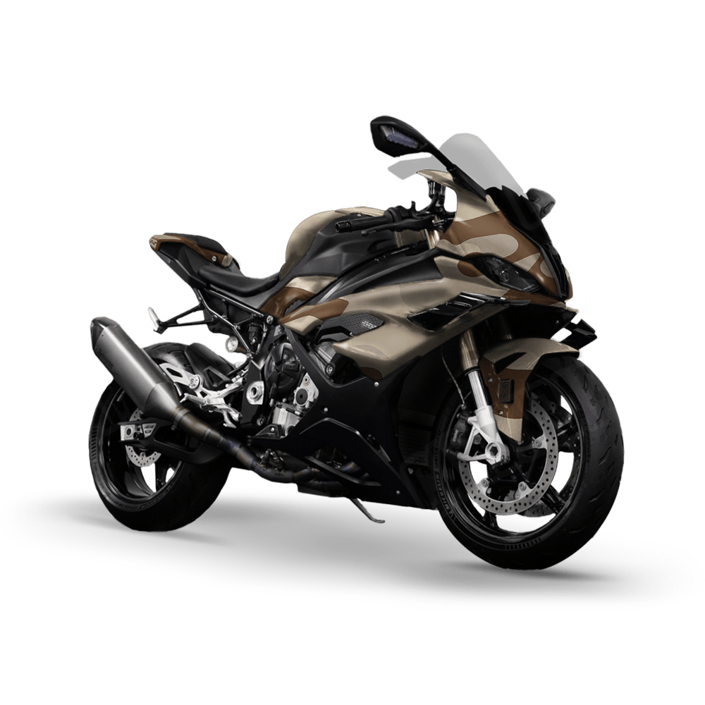 Jumbo Classic Desert Camo Sports Bike Vinyl Wrap